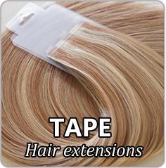 Tape hair extensions